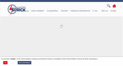 Desktop Screenshot of elektro-sprick.de