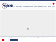 Tablet Screenshot of elektro-sprick.de